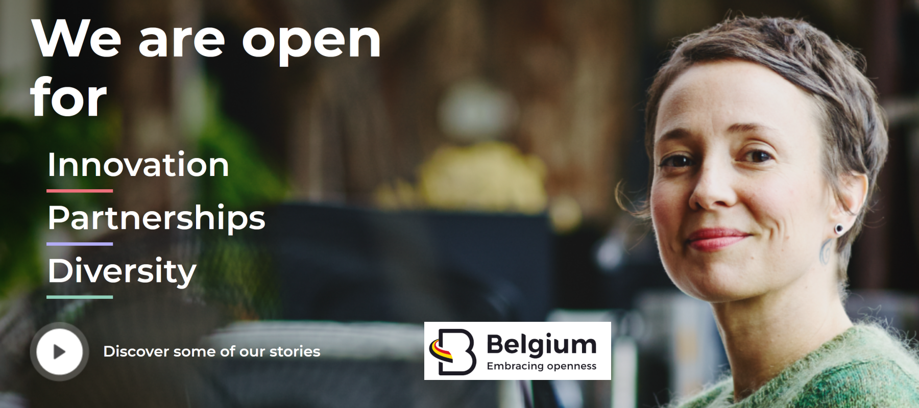 België met internationale brandingcampagne Embracing Openess