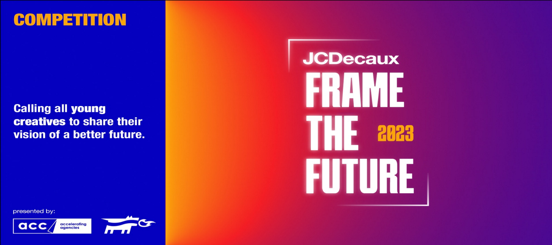 ACC, JCDecaux en YoungDogs lanceren wedstrijd: Frame the future
