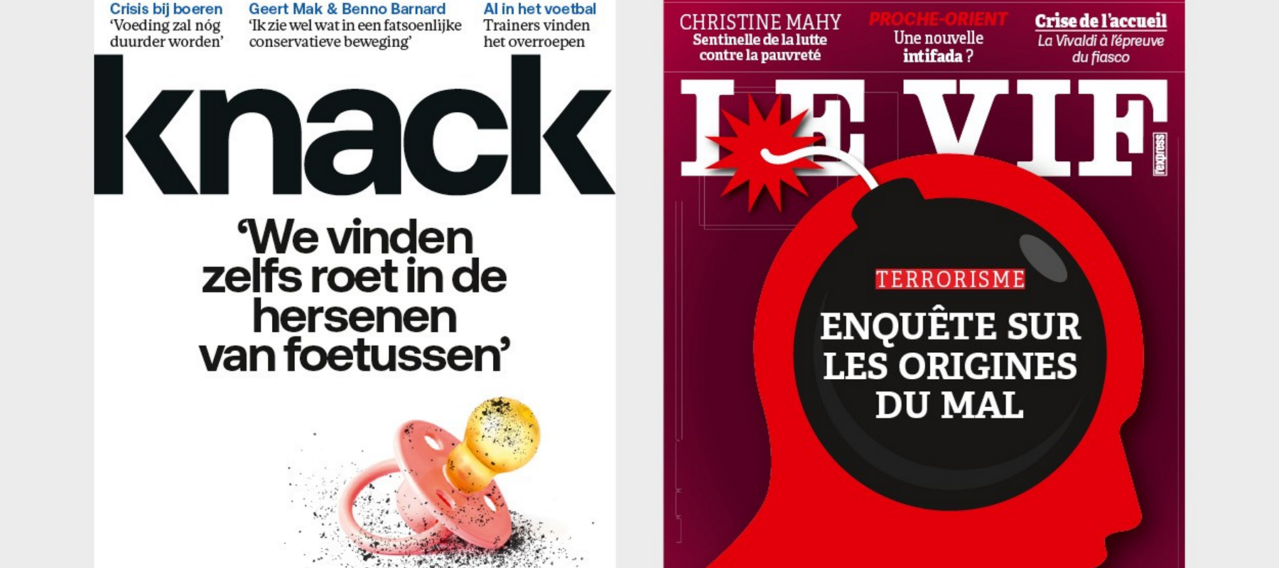 Knack en Le Vif: Sport/Voetbal- en Sport/Footmagazine verschijnen niet langer op papier